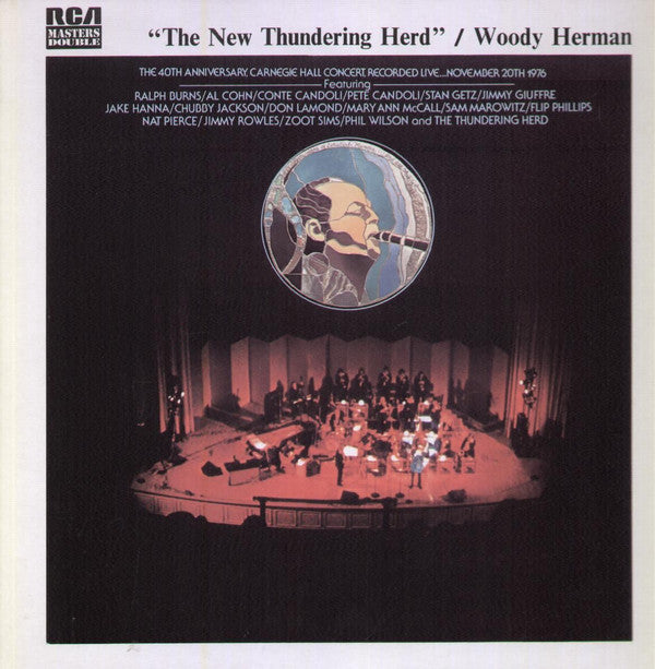 Woody Herman & The New Thundering Herd : The 40th Anniversary, Carnegie Hall Concert (2xLP, Album, Gat)