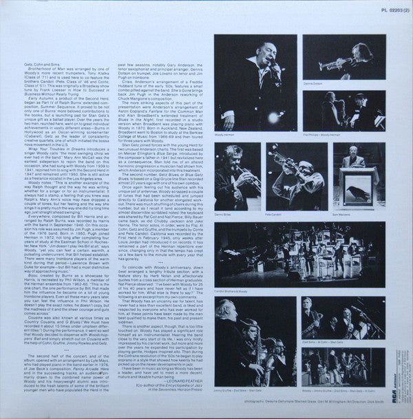 Woody Herman & The New Thundering Herd : The 40th Anniversary, Carnegie Hall Concert (2xLP, Album, Gat)