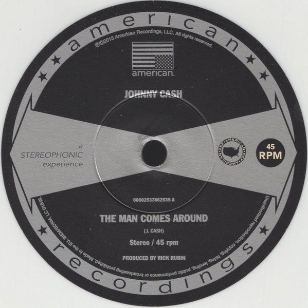 Johnny Cash : The Man Comes Around / Personal Jesus (7", RSD, Single, Ltd, Whi)