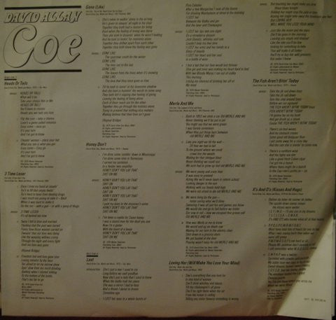 David Allan Coe : Compass Point (LP, Album)