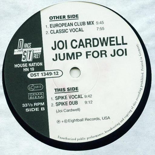 Joi Cardwell : Jump For Joi (12")