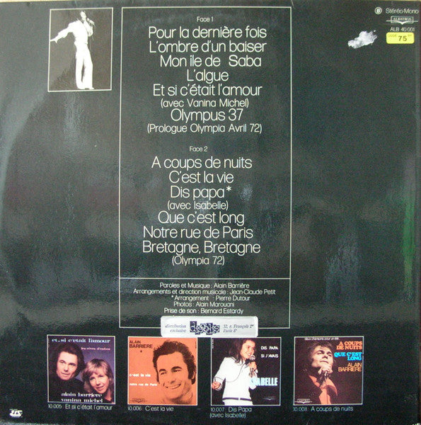 Alain Barrière : Alain Barrière (LP, Album, Gat)