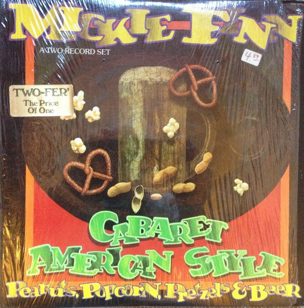 Mickie Finn : Cabaret American Style: Peanuts, Popcorn, Pretzels & Beer (2xLP, Album, Promo)