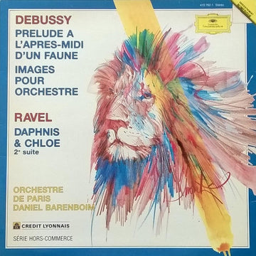 Claude Debussy, Maurice Ravel / Orchestre De Paris , Direction: Daniel Barenboim : Prelude A L'apres-midi D'un Faune / Images Pour Orchestre / Daphis & Chloe (LP, Comp, RE)