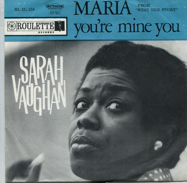 Sarah Vaughan : Maria / You're Mine You  (7", Single)