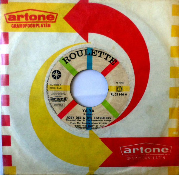 Joey Dee & The Starliters / Jo Ann Campbell With Joey Dee & The Starliters : Ya Ya / Let Me Do My Twist (7", Single)