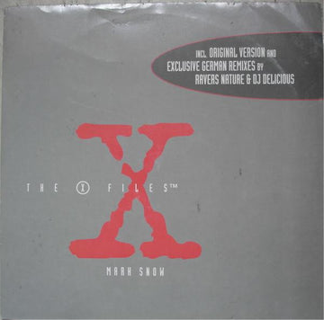 Mark Snow : The X-Files Theme (12")