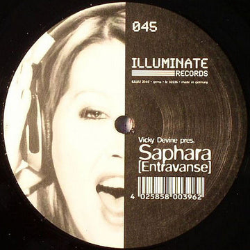 Vicky Devine pres. Saphara : Entravanse (12")