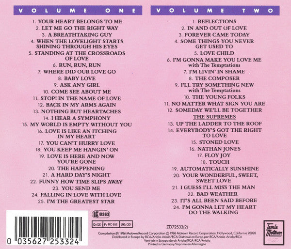 The Supremes : Anthology (2xCD, Comp)