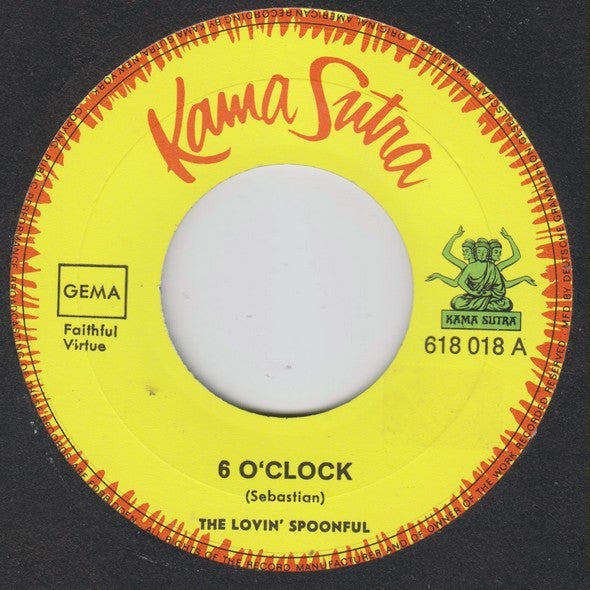 The Lovin' Spoonful : 6 O'Clock / You're A Big Boy Now (7", Single)