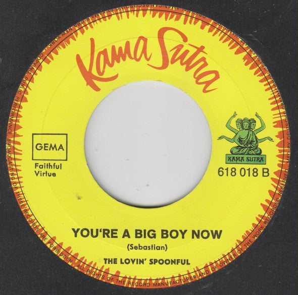 The Lovin' Spoonful : 6 O'Clock / You're A Big Boy Now (7", Single)