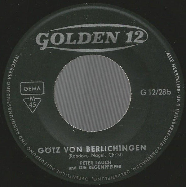 Peter Lauch Und Die Regenpfeifer : So Ein Seemann Macht Es Richtig (Eine Seefahrt, Die Ist Lustig) (7", Single, Mono)