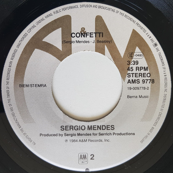 Sérgio Mendes : Dance Attack (7", Single)