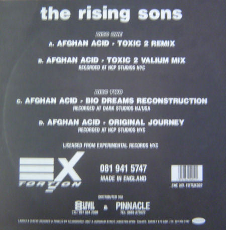 The Rising Sons : Afghan Acid (Remixes) (2x12")