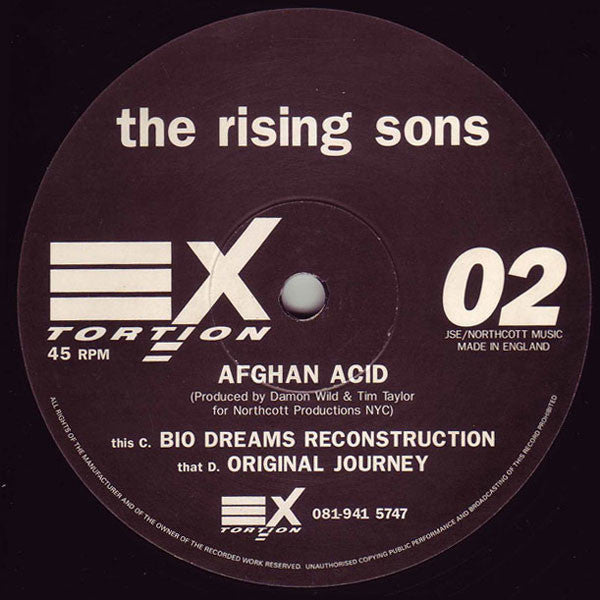 The Rising Sons : Afghan Acid (Remixes) (2x12")