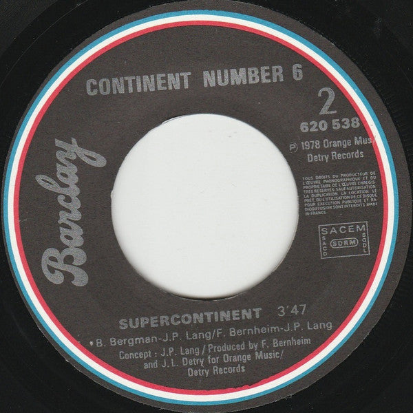 Continent Number 6 : Afromerica (7", Single)