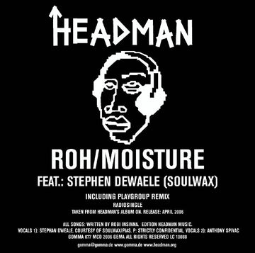 Headman (2) : Roh/Moisture (CDr, Single, Promo)