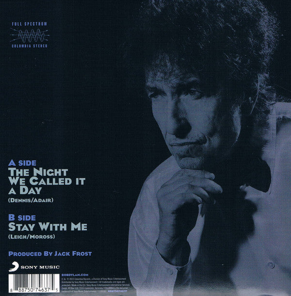 Bob Dylan : The Night We Called It A Day (7", RSD, Single, Ltd, Blu)