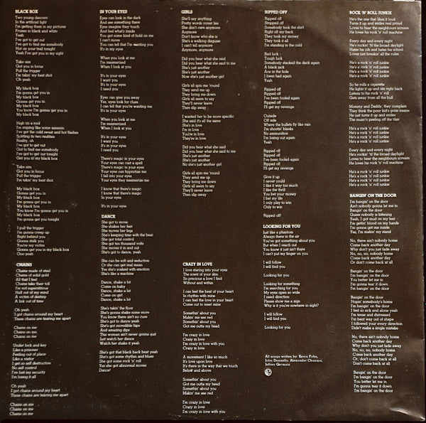 Queen City Kids : Black Box (LP, Album)