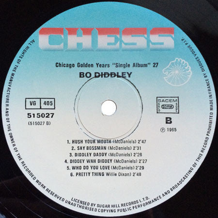 Bo Diddley : Bo Diddley (LP, Album, Comp, RE)