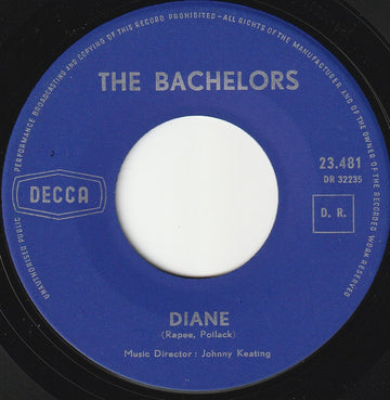 The Bachelors : Diane (7", Single)