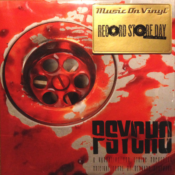 Bernard Herrmann : Psycho (A Narrative For String Orchestra) (7", EP, RSD, Mono, Ltd, Num, Red)