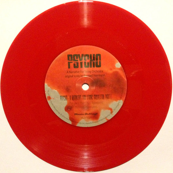Bernard Herrmann : Psycho (A Narrative For String Orchestra) (7", EP, RSD, Mono, Ltd, Num, Red)