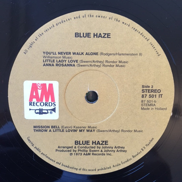 Blue Haze (2) : Blue Haze (LP, Album)