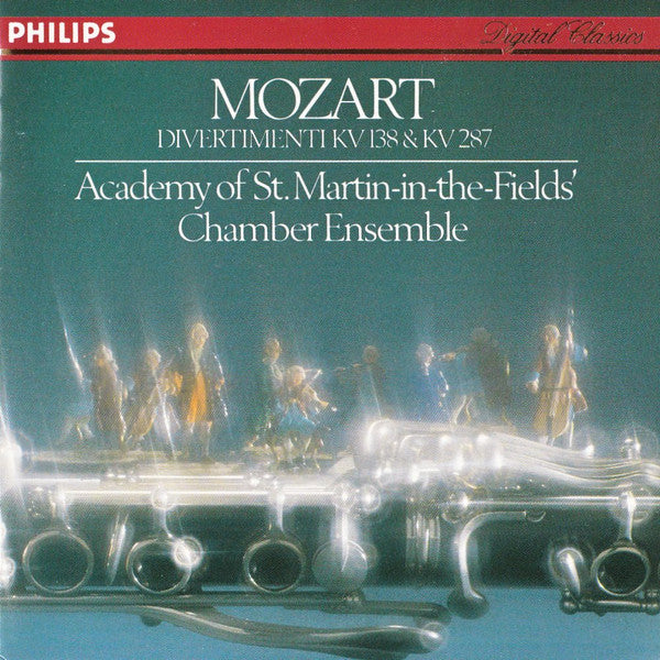 Wolfgang Amadeus Mozart - Academy Of St. Martin-in-the-Fields Chamber Ensemble : Divertimenti KV 138 & KV 287 (CD, Album)