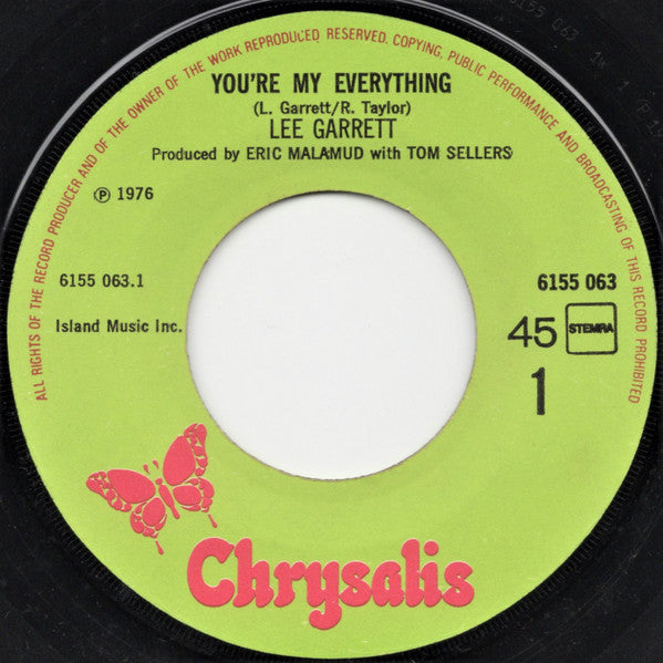 Lee Garrett : You're My Everything / Love Enough For two (7", Single)