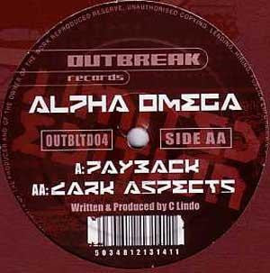 Alpha Omega : Payback / Dark Aspects (12", Ltd)