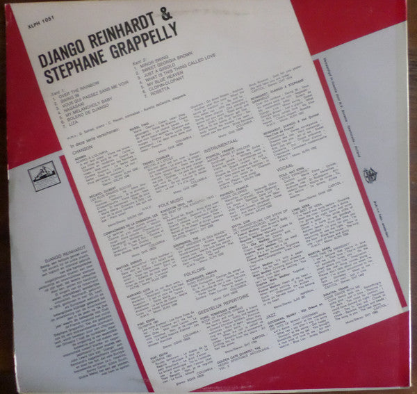 Django Reinhardt & Stephane Grappelly* : Django Reinhardt & Stephane Grappelly  (LP, Album, Mono)