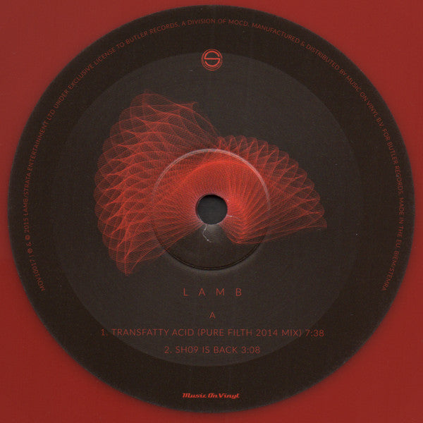 Lamb : Transfatty Acid (10", S/Sided, Etch, Ltd, Num, Red)
