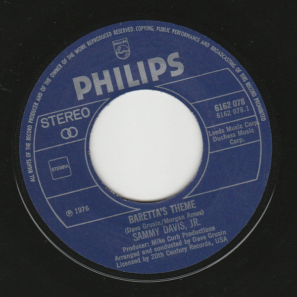 Sammy Davis Jr. : Baretta's Theme (Original Version) (7", Single)