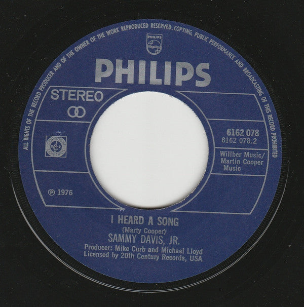 Sammy Davis Jr. : Baretta's Theme (Original Version) (7", Single)