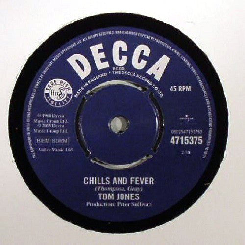 Tom Jones : Chills And Fever (7", RSD, Single, Ltd, RE)