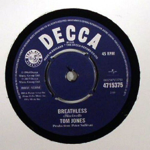 Tom Jones : Chills And Fever (7", RSD, Single, Ltd, RE)