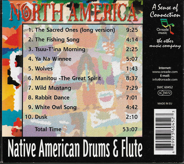 Various : North America - Native American Drums & Flute (CD, Album, Dig)
