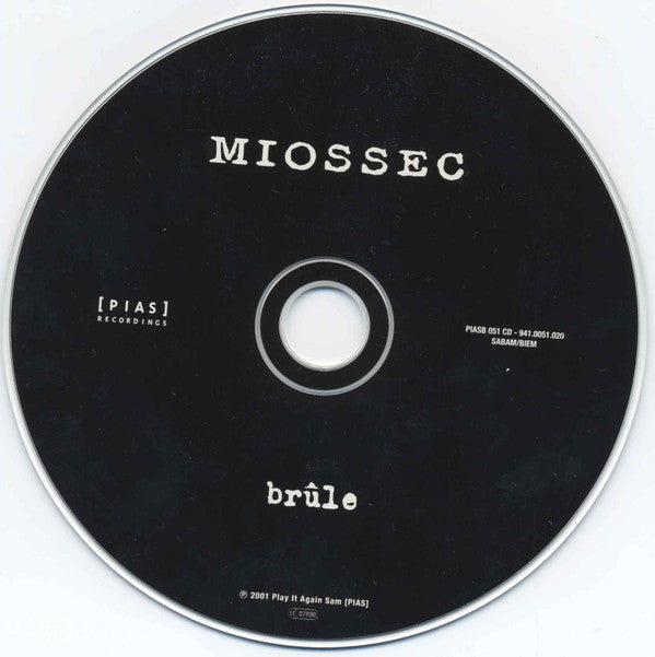 Miossec : Brûle (CD, Album)