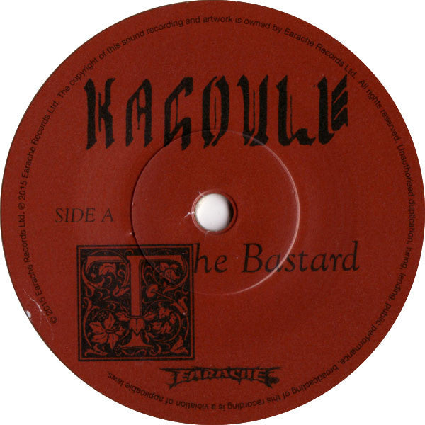 Kagoule : The Bastard  (7", Single, Dir)
