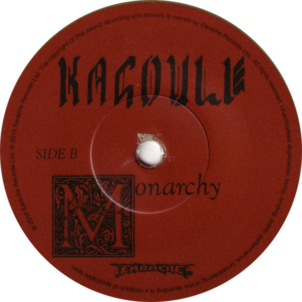 Kagoule : The Bastard  (7", Single, Dir)