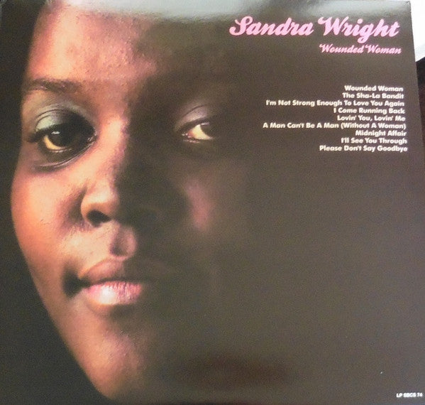 Sandra Wright : Wounded Woman (LP, Album, RSD, Ltd, RE, RM)