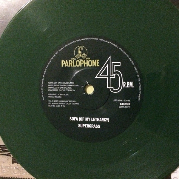 Supergrass : Sofa (Of My Lethargy) (7", RSD, Single, Ltd, RE, Gre)