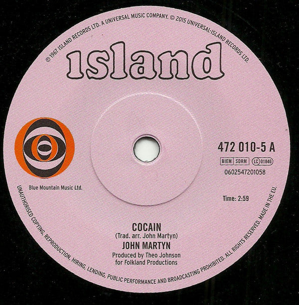 John Martyn : Cocain / London Conversation (7", RSD, Single, Ltd)