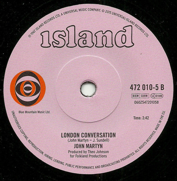 John Martyn : Cocain / London Conversation (7", RSD, Single, Ltd)