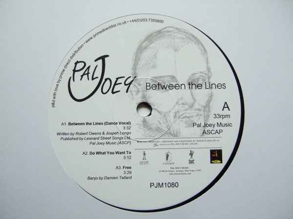 Pal Joey : Between The Lines (12", EP, RSD)