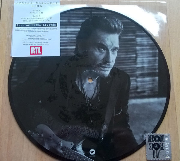 Johnny Hallyday : Seul (10", Single, Ltd, Pic)