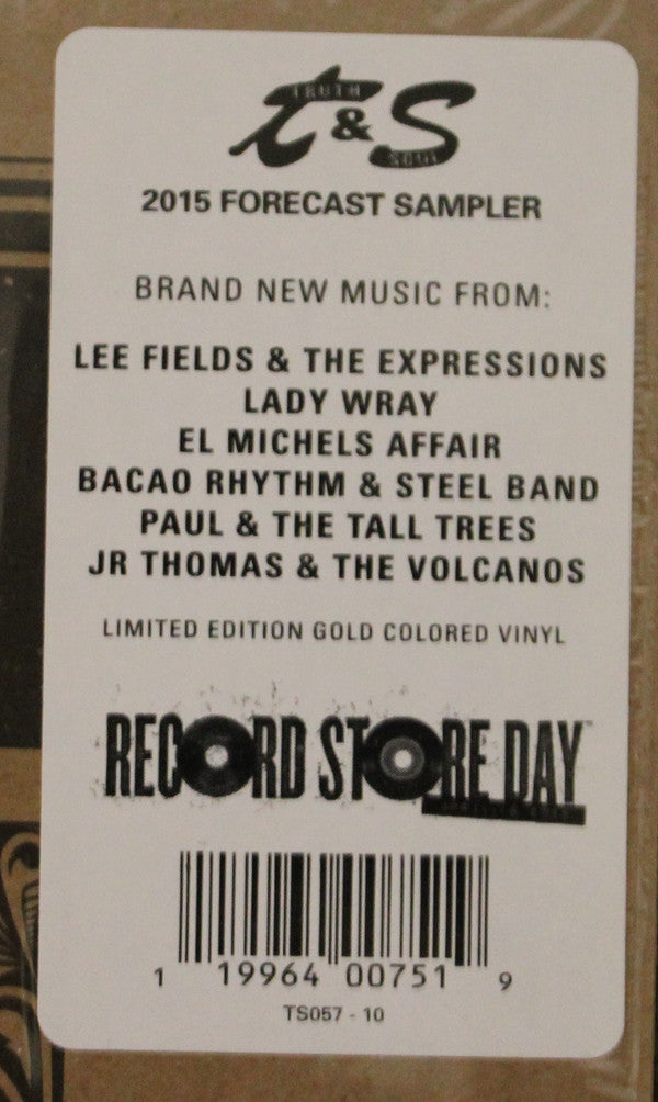 Various : Truth & Soul 2015 Forecast Sampler (10", RSD, Ltd, Smplr, Gre)