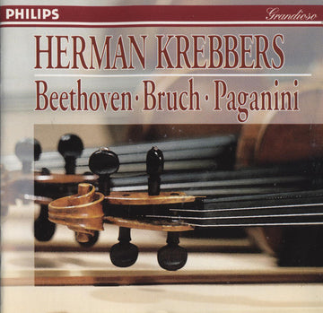 Herman Krebbers, Ludwig van Beethoven, Max Bruch, Niccolò Paganini : Beethoven . Bruch . Paganini (CD, Album, Comp)