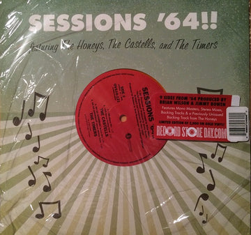 The Honeys, Castells, The Timers (2) : Sessions '64!! (10", RSD, Comp, Ltd, Gol)